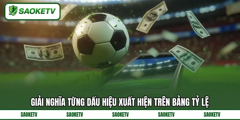 Giải nghĩa từng dấu hiệu xuất hiện trên bảng tỷ lệ Giải nghĩa từng dấu hiệu xuất hiện trên bảng tỷ lệ