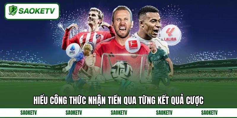 Hiểu công thức nhận tiền qua từng kết quả cược