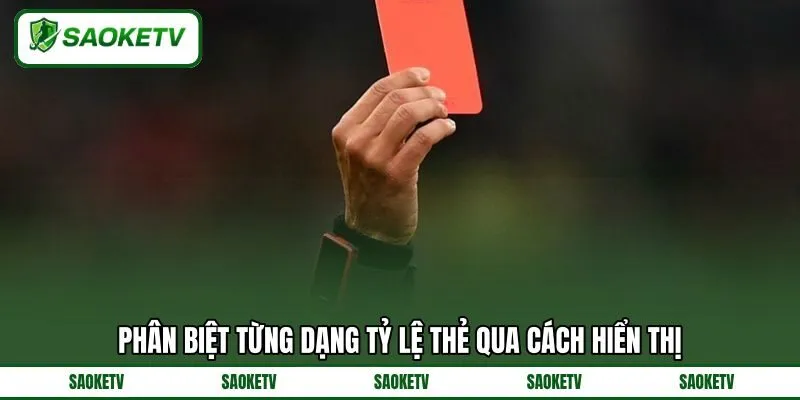 Phân biệt từng dạng tỷ lệ thẻ qua cách hiển thị